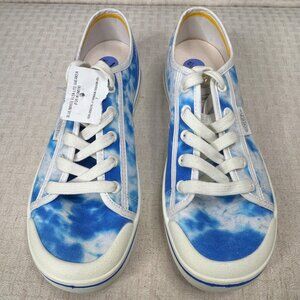 Keen Womens Size 7.5 Blue/White Elsa Lite Tie-Dye Canvas Tennis Sneakers